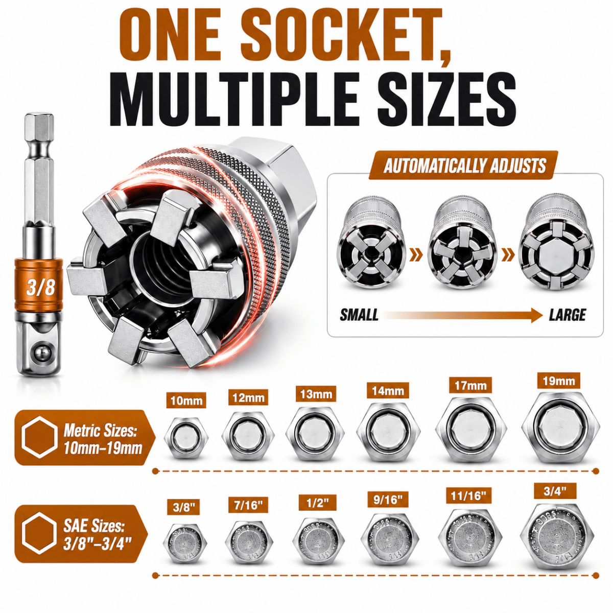 BoltMate™ – Universal Adaptive Grip Socket